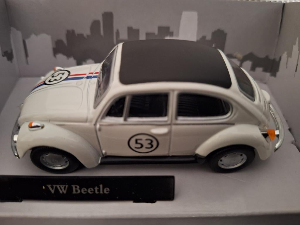 Volkswagen Kever Herbie #53 Herbie Schaal 1:43, Overige merken, Auto, Nieuw, Cararama