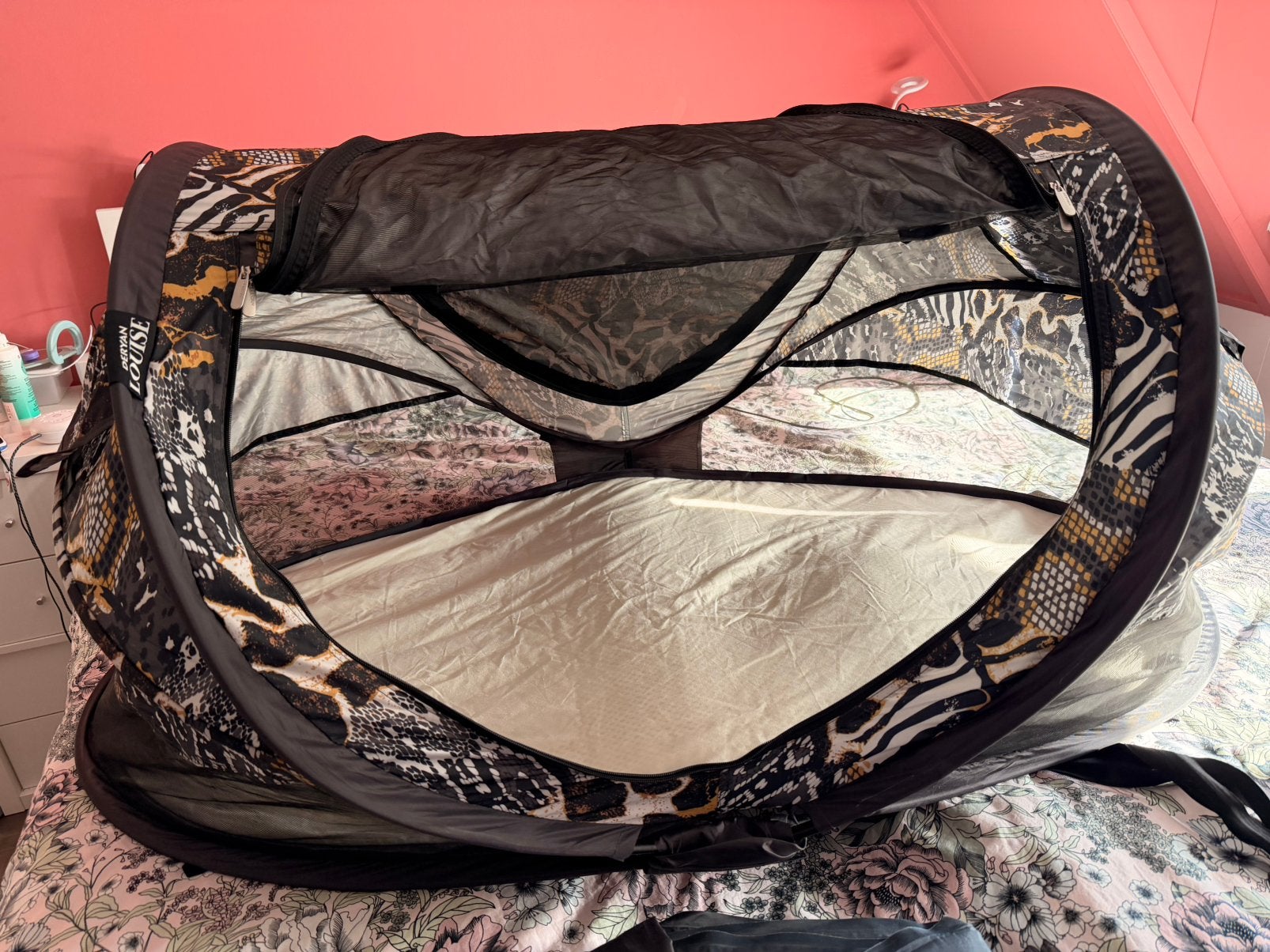 Deryan Peuter Luxe Pop-up Reistent – incl matras en draagtas, Ophalen, Zo goed als nieuw