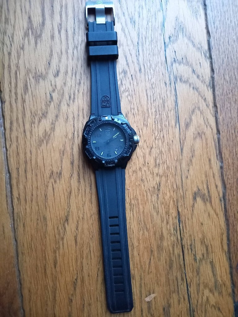 Heren horloge - Luminox Sentry XL.0201.BO, Sieraden, Tassen en Uiterlijk, Horloges | Heren, Overige merken, Kunststof, Gebruikt