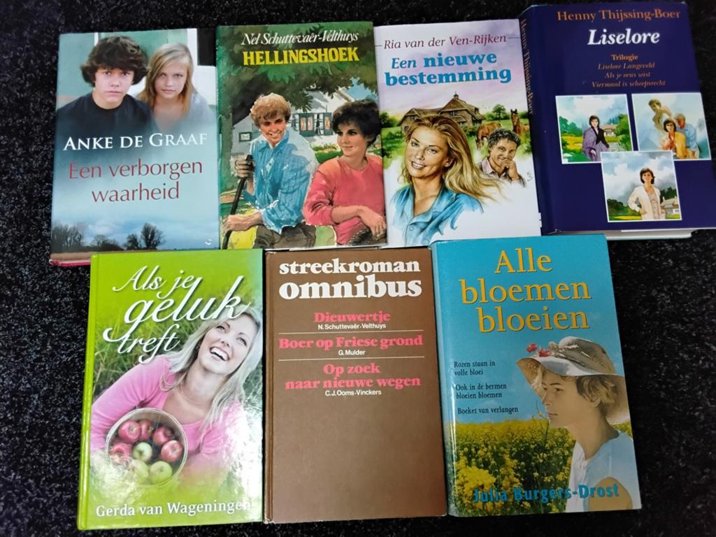 7 leesboeken: streekromans en meer, Boeken, Romans, Ophalen, Gelezen