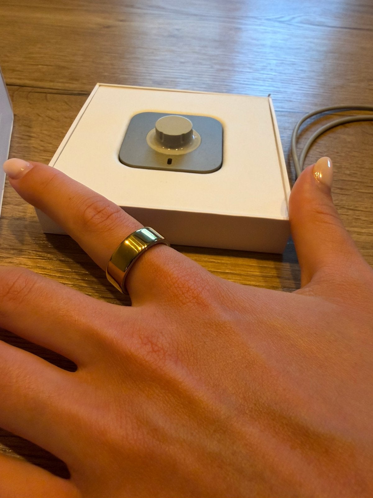 Oura Ring 4 Goud (9) Nieuw & Ongebruikt - Compleet in Doos, Ophalen, Waterdicht, Nieuw, IOS