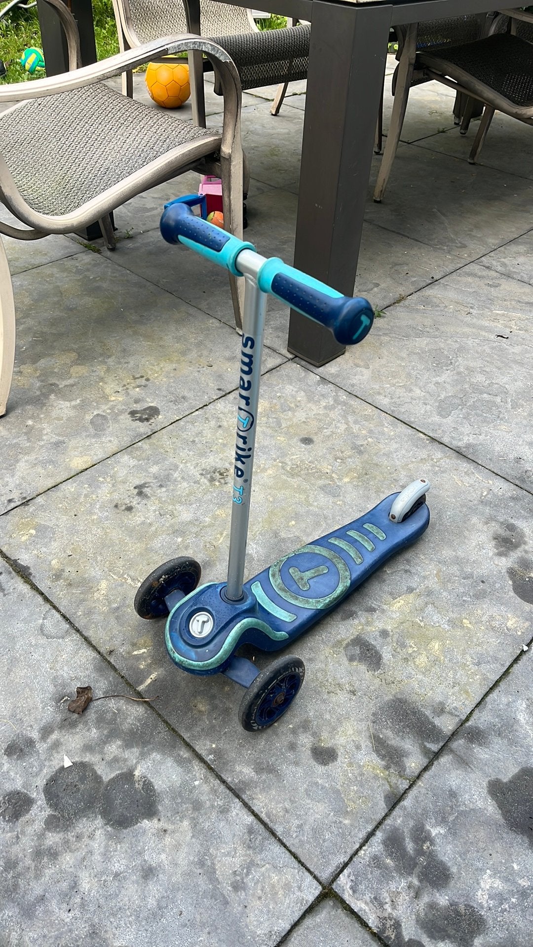 Step blauw, Fietsen en Brommers, Ophalen, Gebruikt, Gewone step
