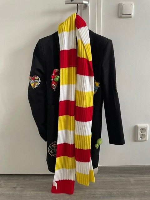 Oeteldonk jas inclusief sjaal, Carnaval, Zara, Ophalen of Verzenden, Kleding