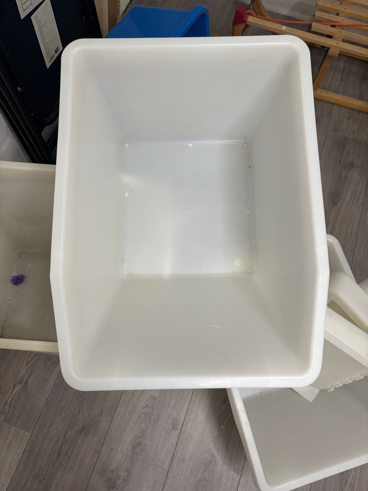 IKEA SORTERA afvalbakken - 3 stuks, wit, Ophalen, 50 – 75, Kunststof, Gebruikt