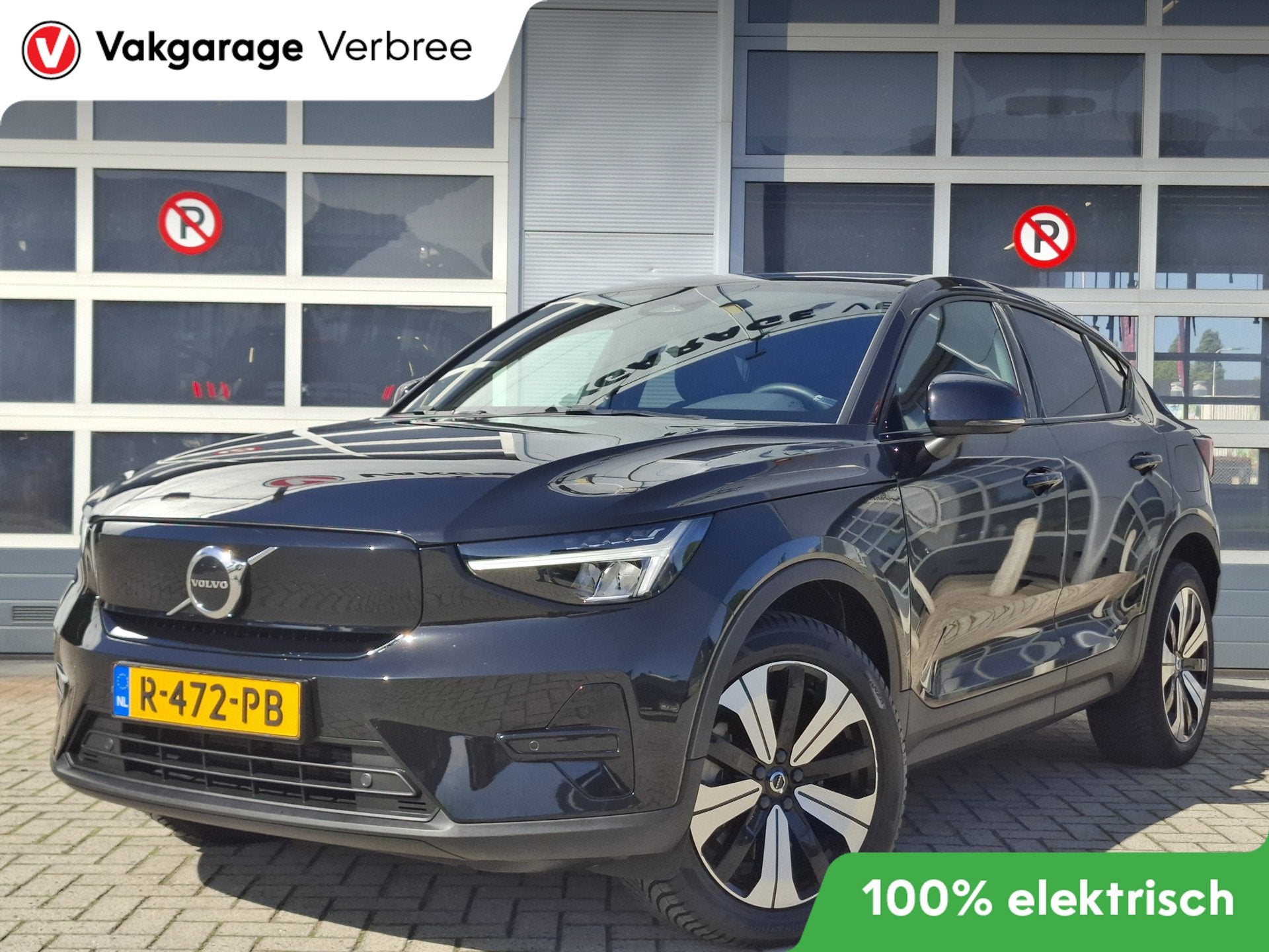 Volvo C40 Recharge Plus 69 kWh | SoH 94.4% | Navigatie/Andro, 12 maanden, Gebruikt, Zwart, 90 €/maand