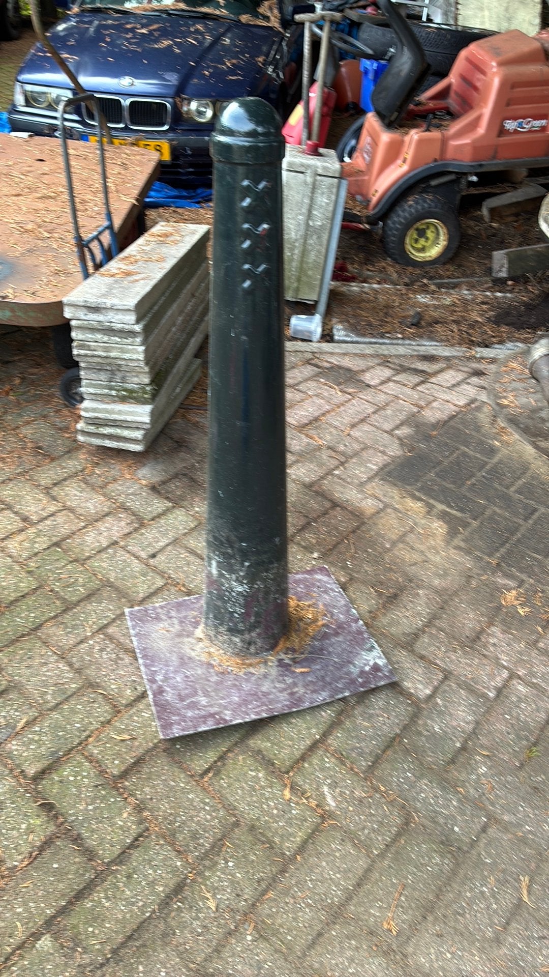 Echt Amsterdamse paal, Ophalen, Gebruikt, Minder dan 180 cm, Palen