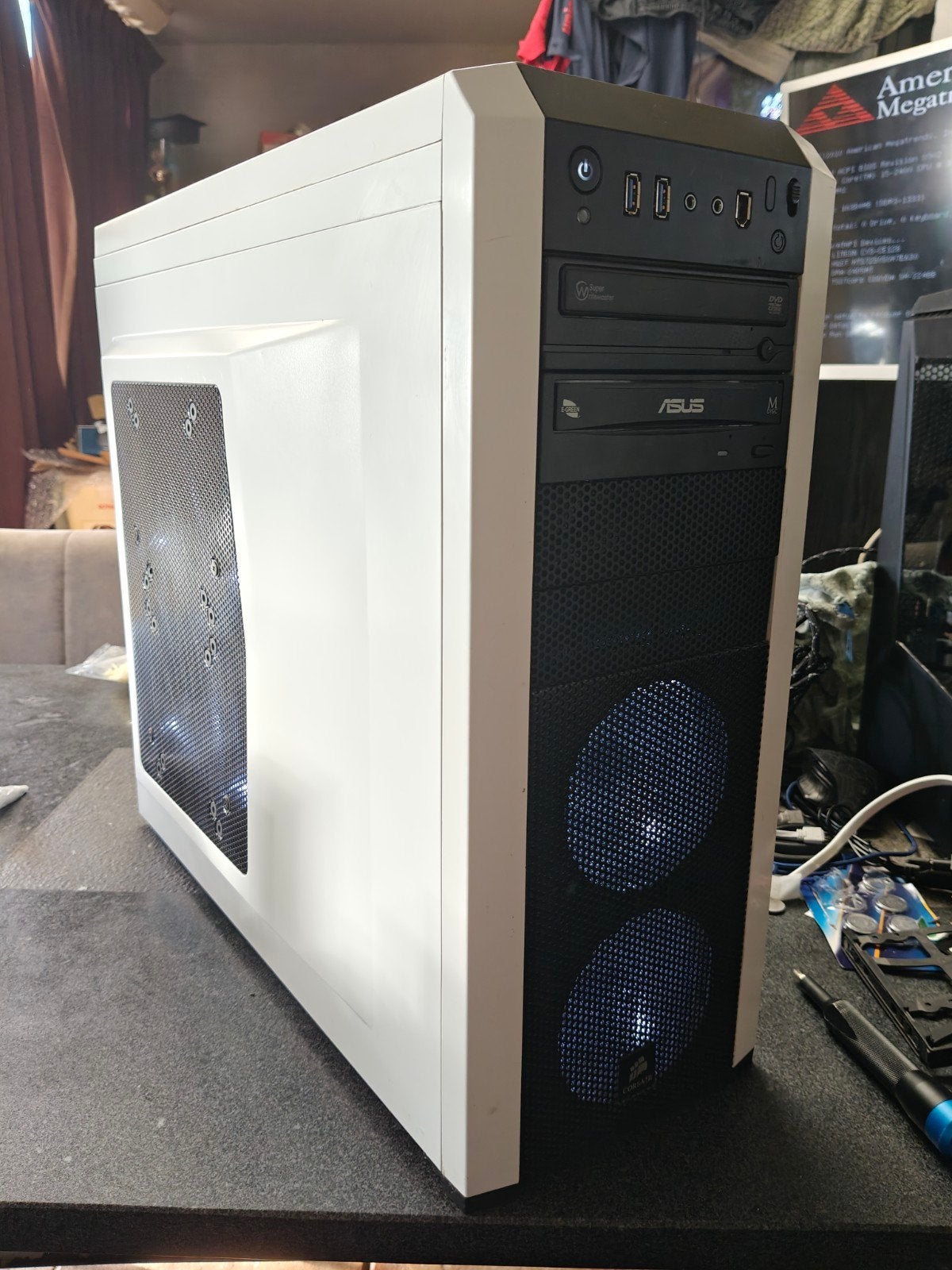 Witte Game PC - Intel I5 - 16GB Ram - 630GB Opslag - Nvidia, Ophalen of Verzenden, Zo goed als nieuw