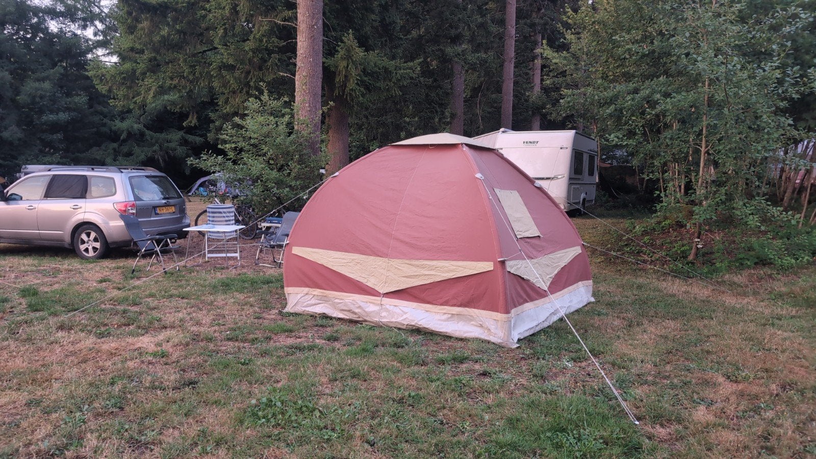 Carsten opblaasbare tent 260 bij 260 - Ideaal voor kamperen, Caravans en Kamperen, Tenten, Ophalen