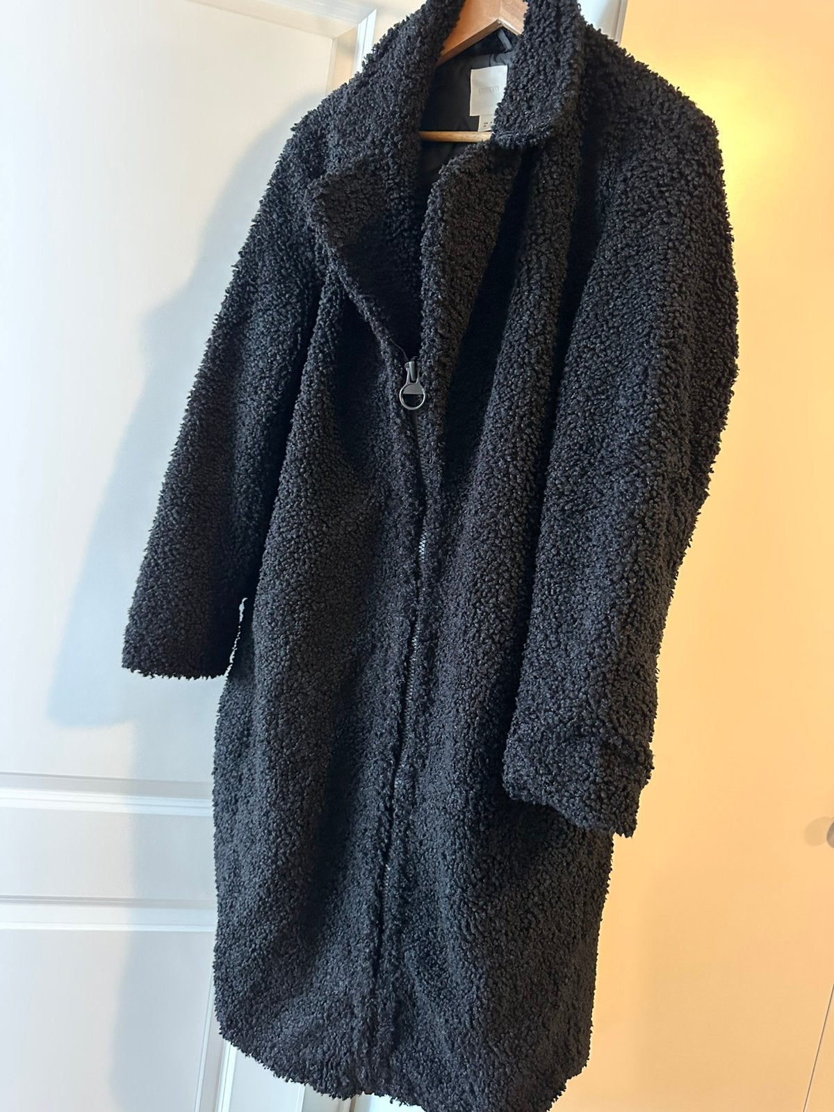 Esmara  boucle krulletjes jas zwart maat L nieuw, Ophalen of Verzenden, Nieuw, Zwart