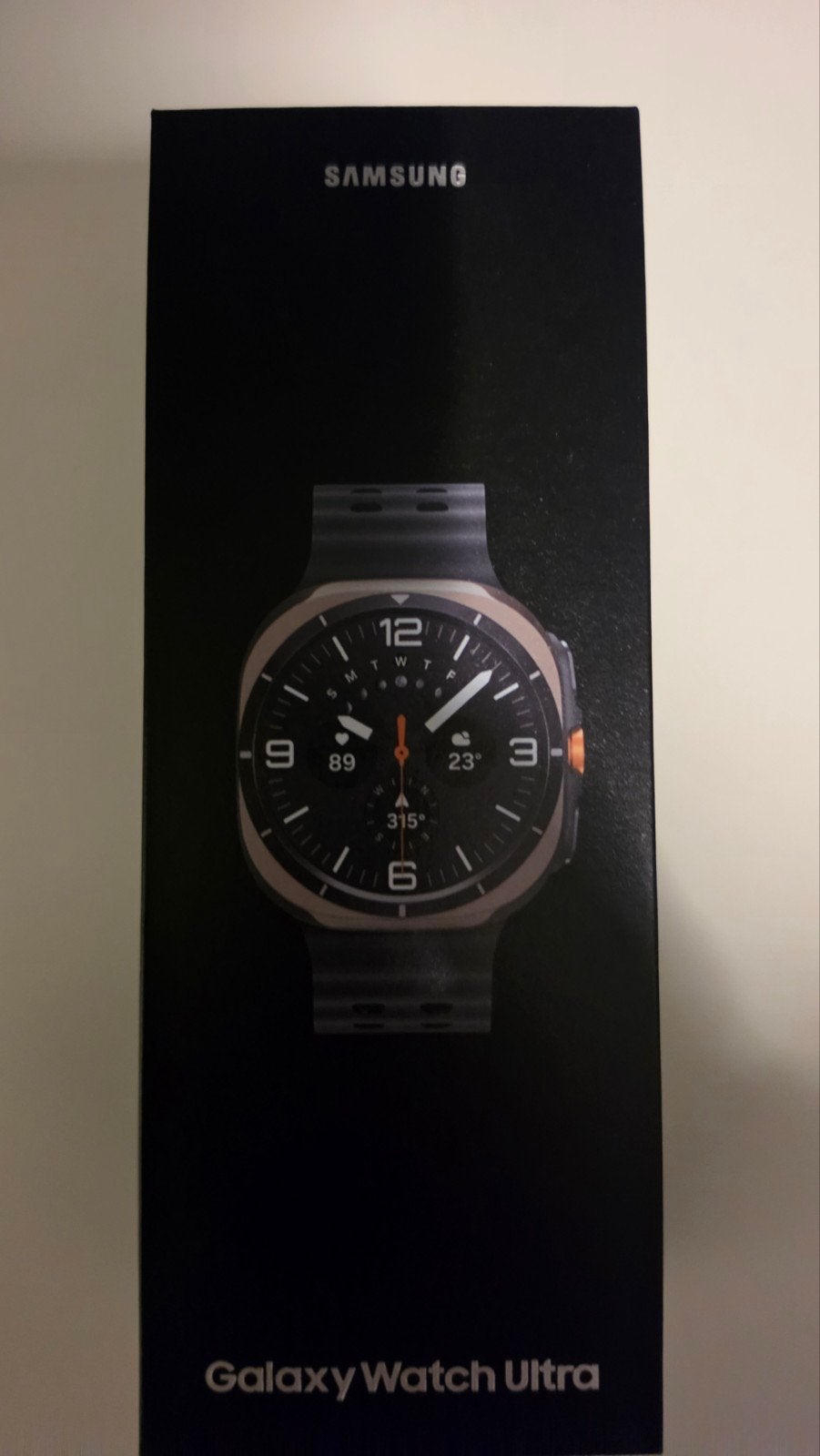 Samsung Galaxy Watch Ultra (onbeschadigd), Stappen, Verzenden, Zwart, Nieuw