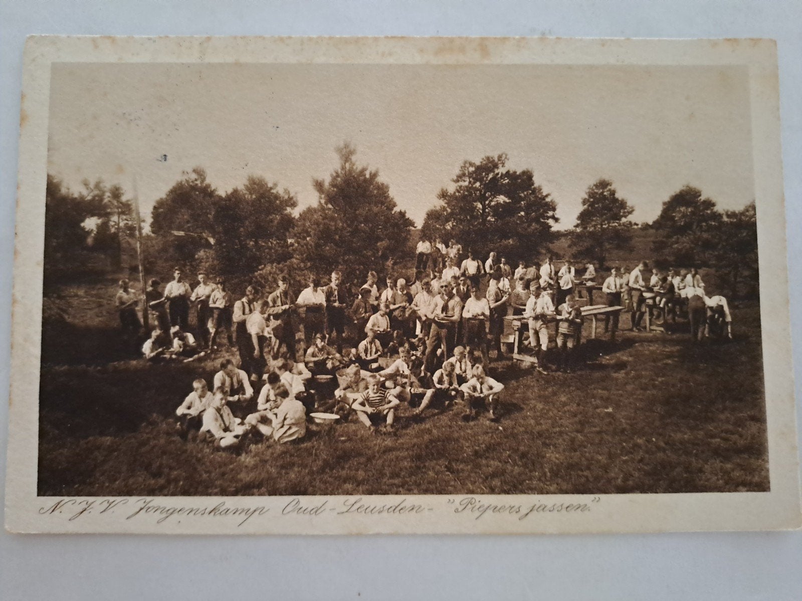 Oud Leusden, jongerenkamp, Ophalen of Verzenden, Voor 1920, Zuid-Holland