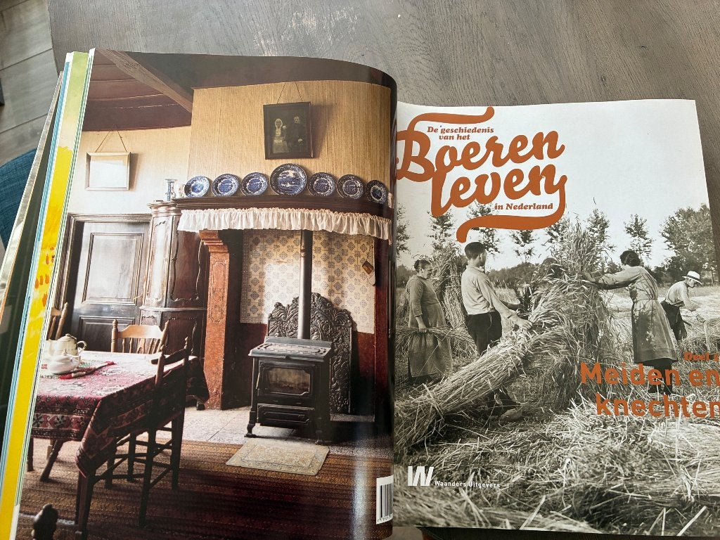 De geschiedenis van het boerenleven in Nederland, Boeken, Ophalen, 20e eeuw of later, Zo goed als nieuw, Diverse auteurs