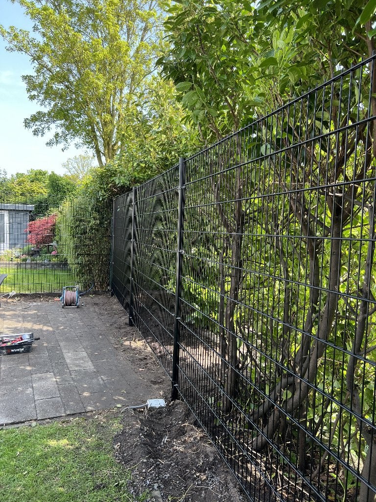 Dubbelstaafmat hekwerk Goedkoopste van Nederland, Met poort, Nieuw, Dubbelstaafmat hekwerk, Ophalen of Verzenden