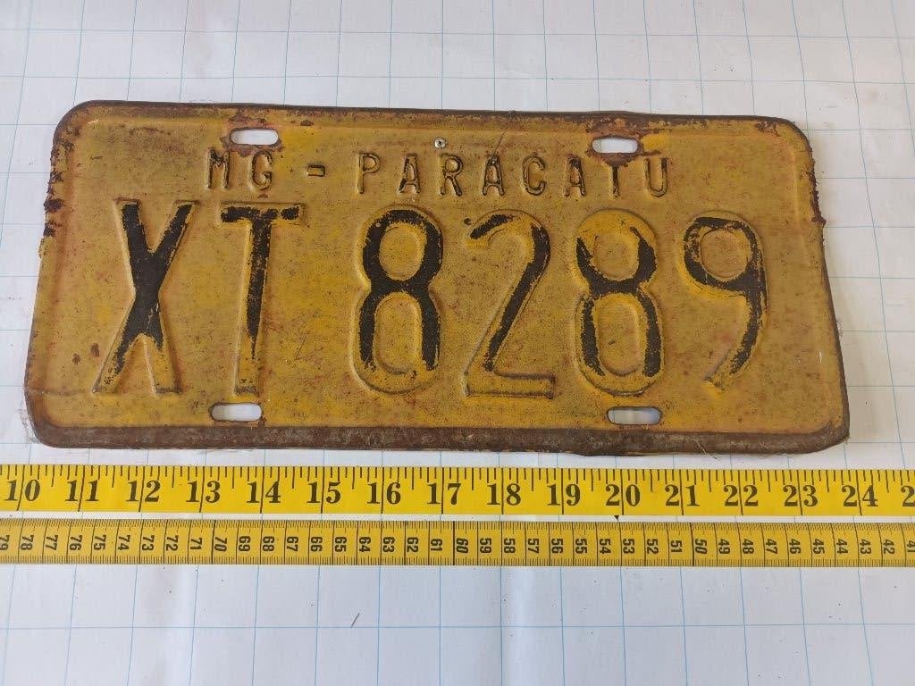 License plate Brasil, Ophalen of Verzenden, Gebruikt