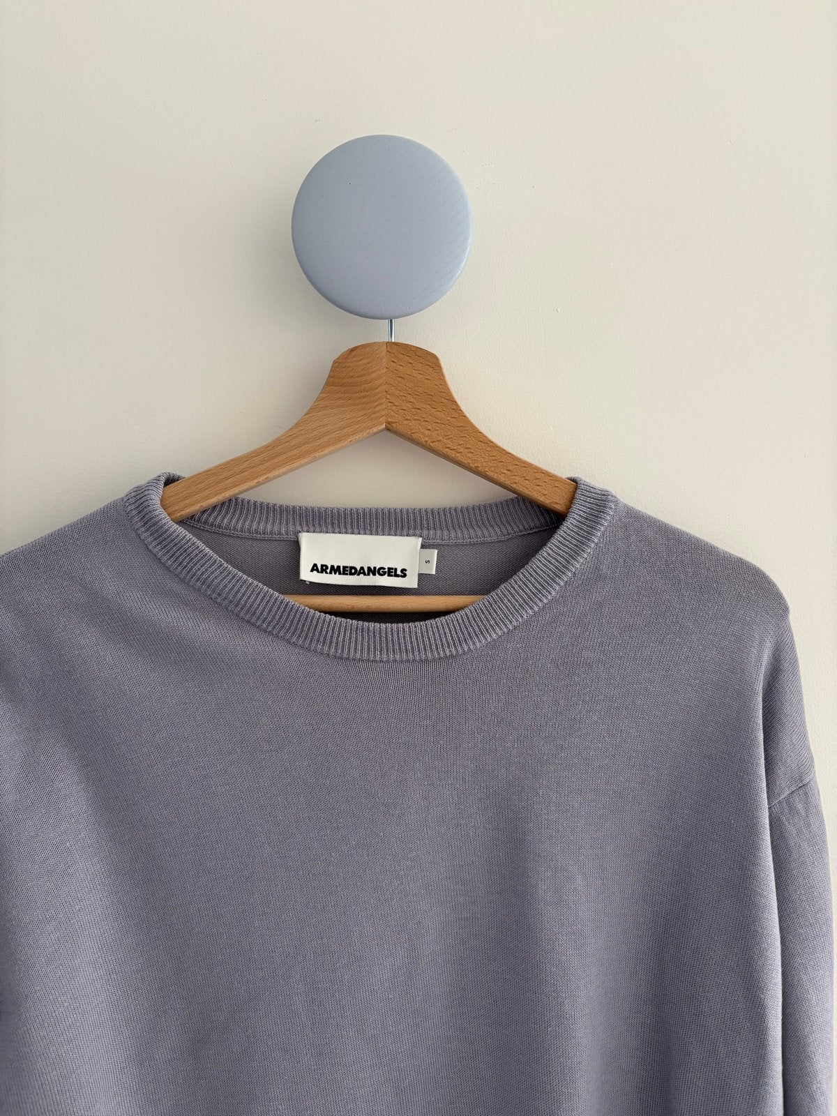Armedangels sweater maat S, lyocell en biologisch katoen, Ophalen of Verzenden, Zo goed als nieuw, Maat 36 (S), Paars