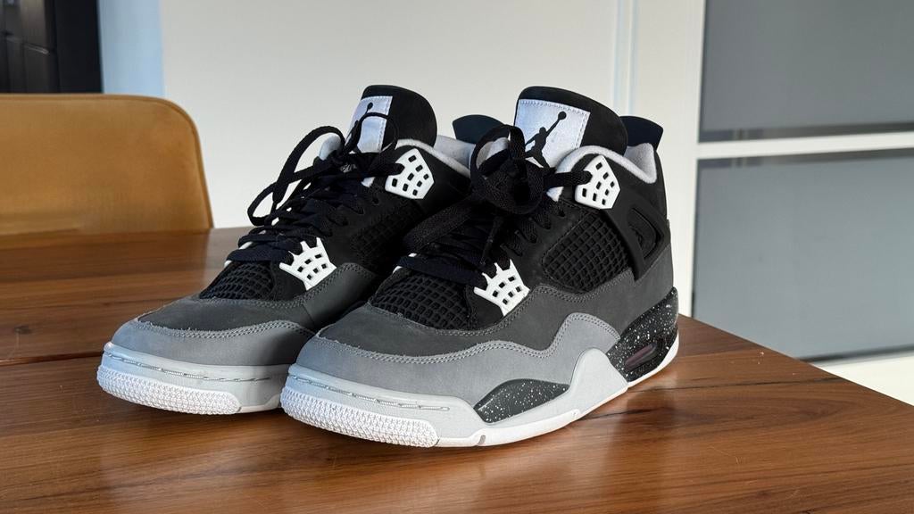 Jordan 4 Retro - Unisex - Fear (2024) - 44 zo goed als nieuw, Kleding | Heren, Schoenen, Ophalen, Zwart, Sneakers of Gympen, Zo goed als nieuw