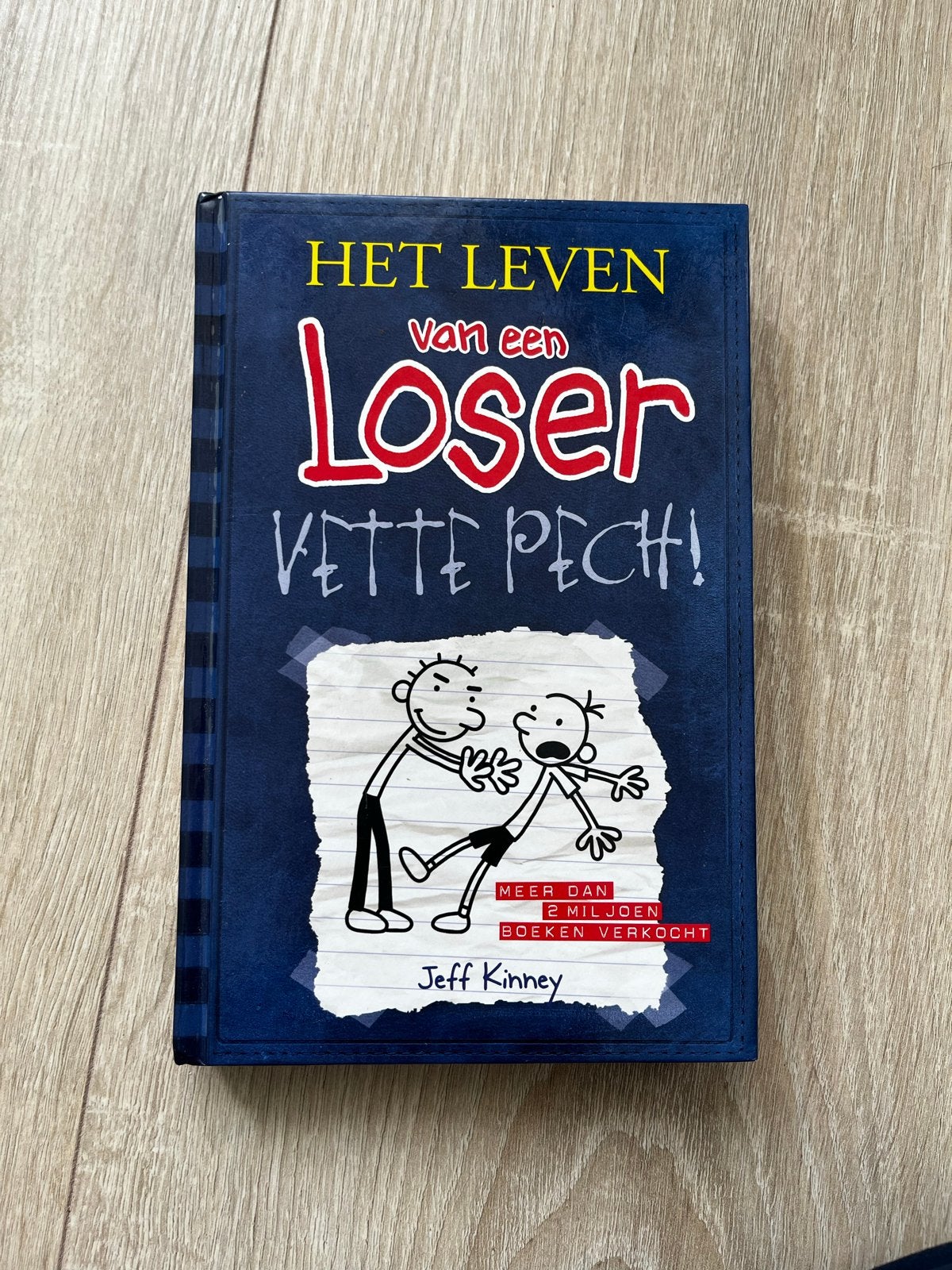 Het Leven van een Loser: Vette Pech! - Jeff Kinney, Ophalen of Verzenden, Zo goed als nieuw, Fictie algemeen