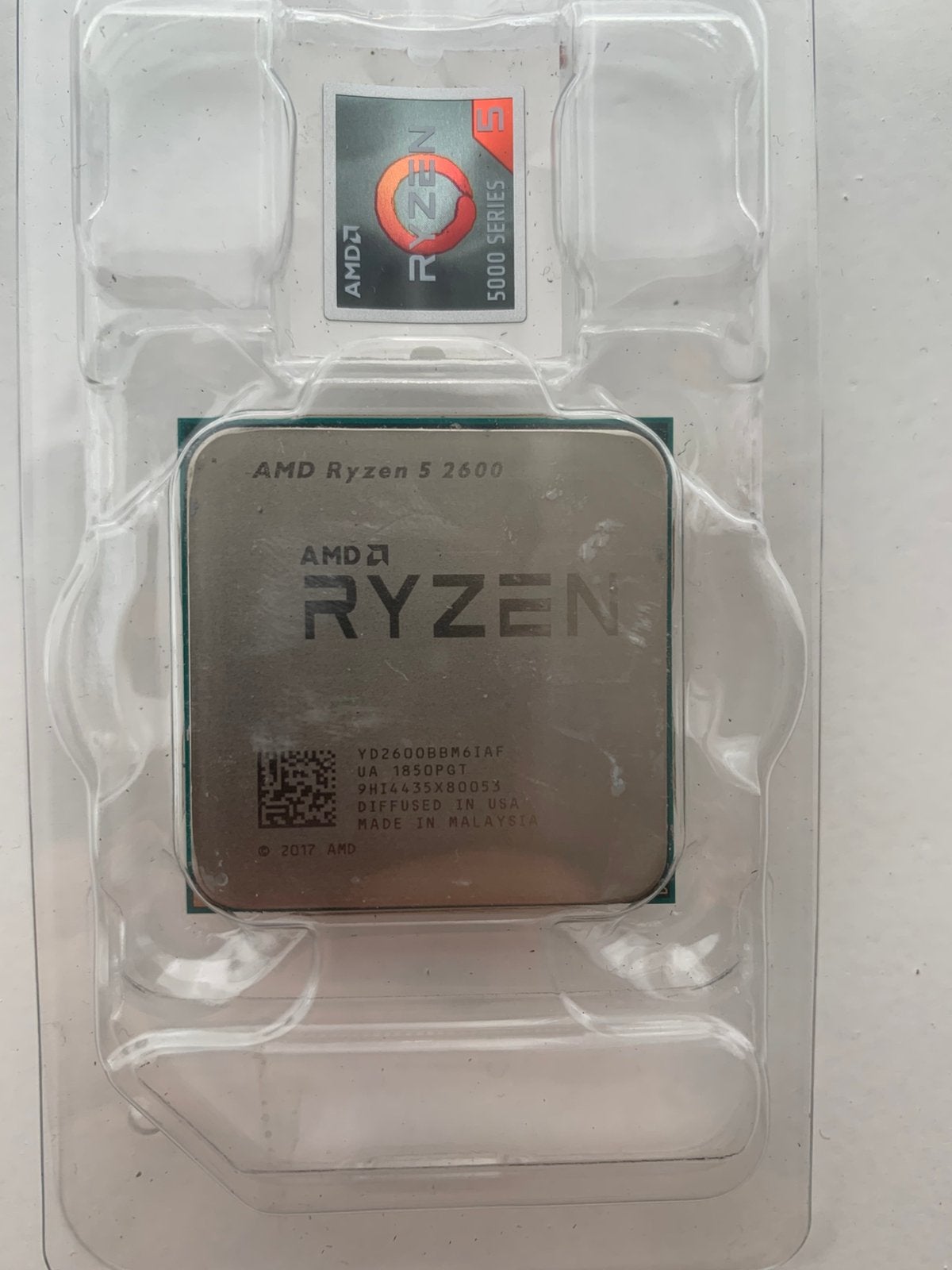 ryzen 5 2600, Ophalen of Verzenden, Zo goed als nieuw, 6-core, 3 tot 4 Ghz