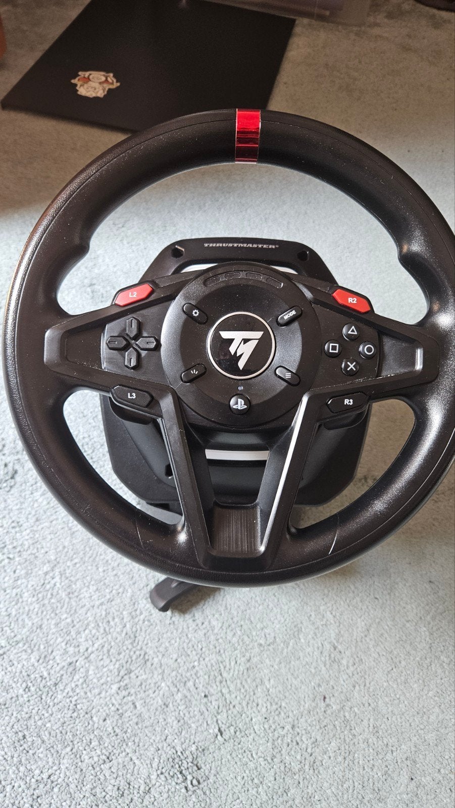 Thrustmaster T128 racestuur met pedalen, playstation en pc., Ophalen, Zo goed als nieuw, Stuur of Pedalen, PlayStation 4