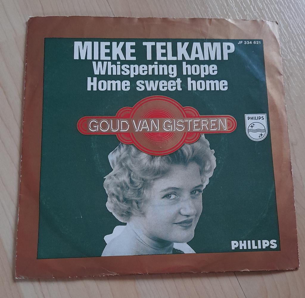 SINGLE MIEKE TELKAMP GOUD VAN GISTEREN WHISPERING HOPE en, Ophalen of Verzenden, Gebruikt, Nederlandstalig