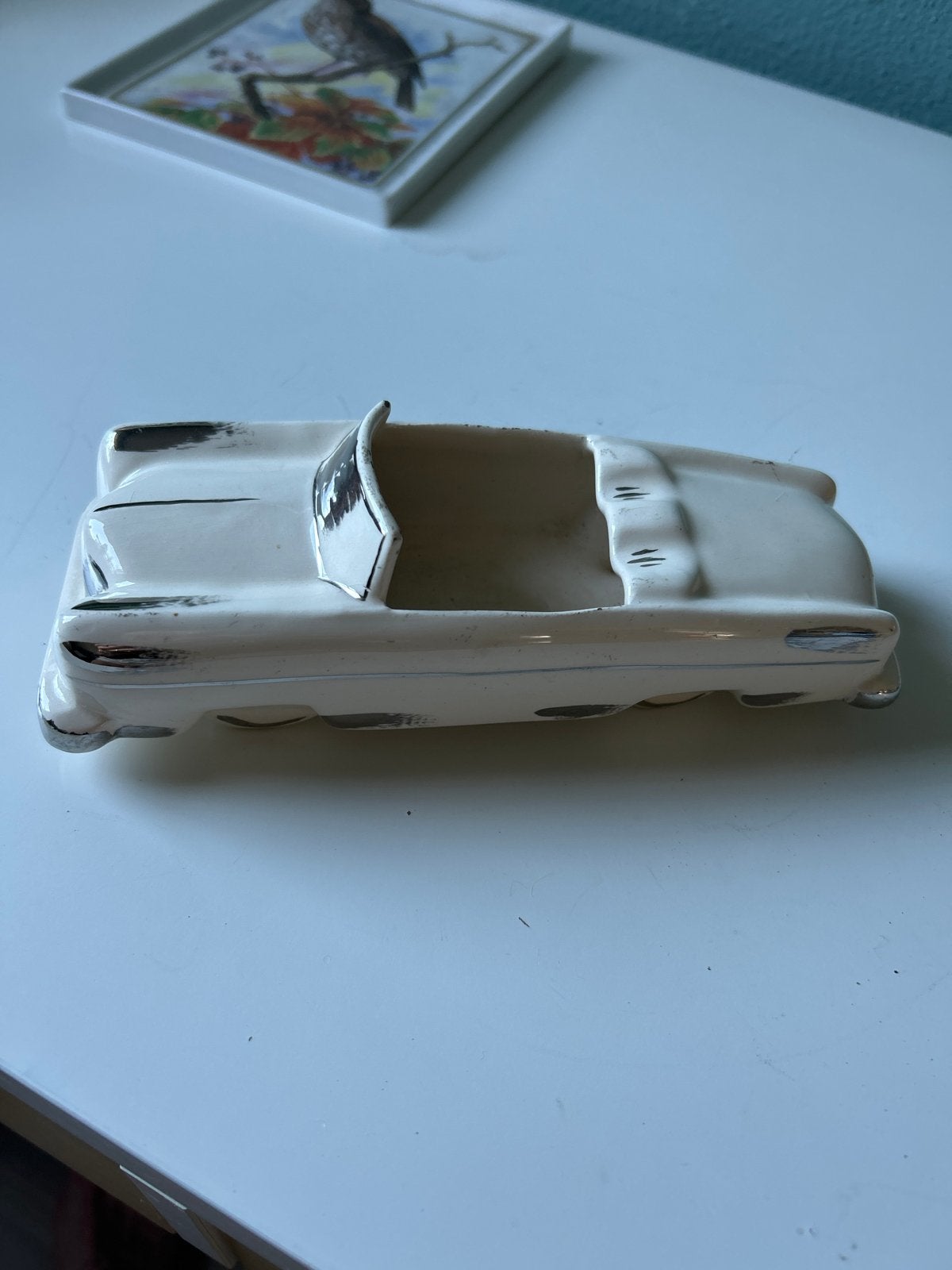 Vintage keramische auto asbak/schaaltje, Ophalen of Verzenden