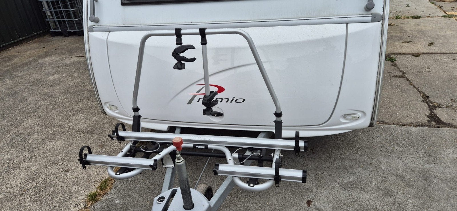Thule Caravan Superb fietsendrager - grey, Ophalen of Verzenden, 2 fietsen, Zo goed als nieuw, Trekhaakdrager