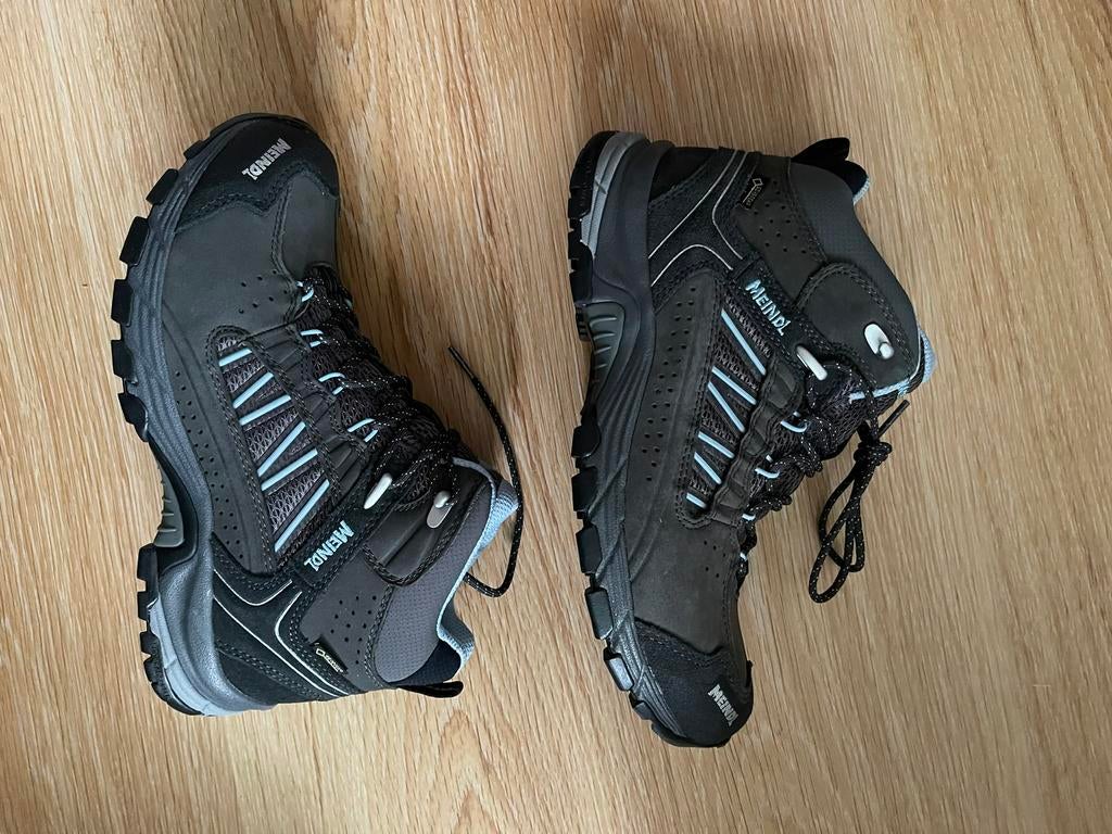 Mooie wandel schoenen, Meindl mt 5 / 38, uitn voetbed, nieuw, Verzenden, Nieuw, Wandelschoenen, Grijs