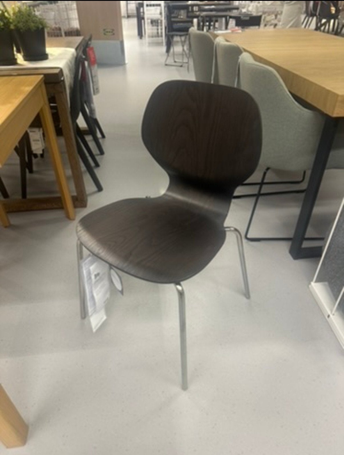 Ikea eetkamerstoelen 4x, Ophalen, Bruin, Zo goed als nieuw, Vier
