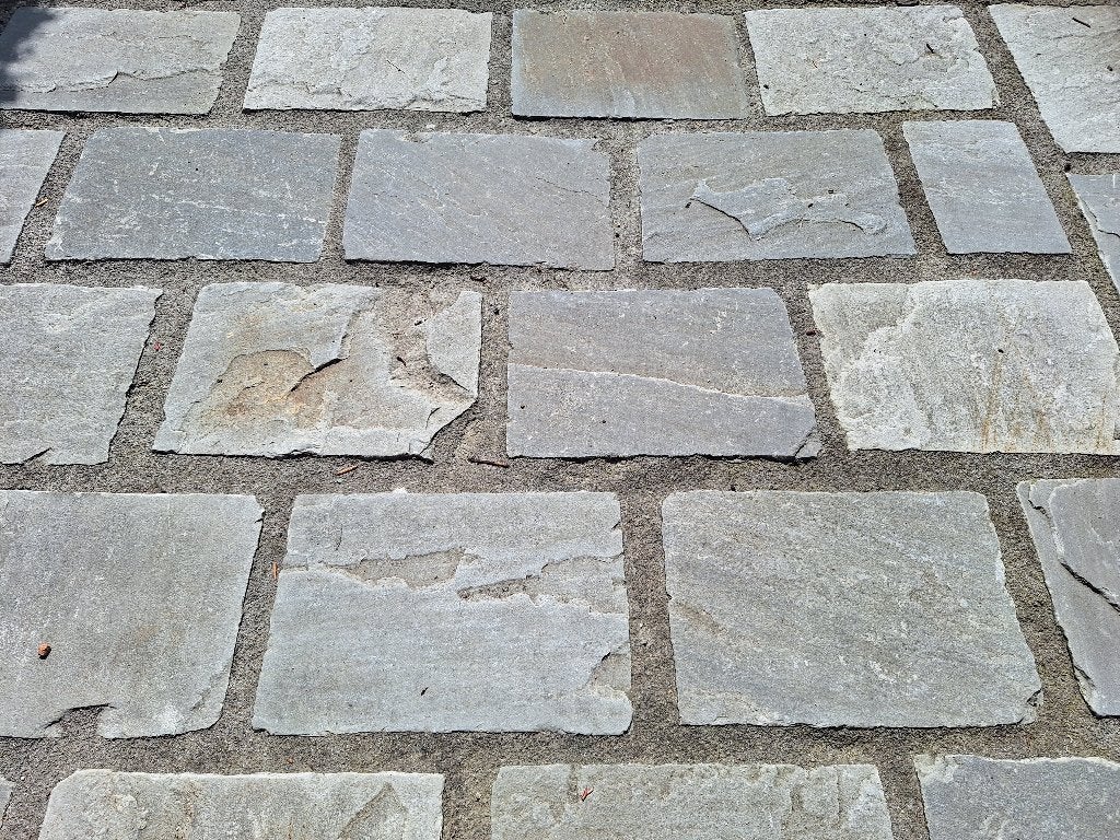 rustieke kasseien Kandla Grey 20x14x5/7 cm gekapt € 45,95 m2, Tuin en Terras, Ophalen of Verzenden, Nieuw, Natuursteen, Klinkers