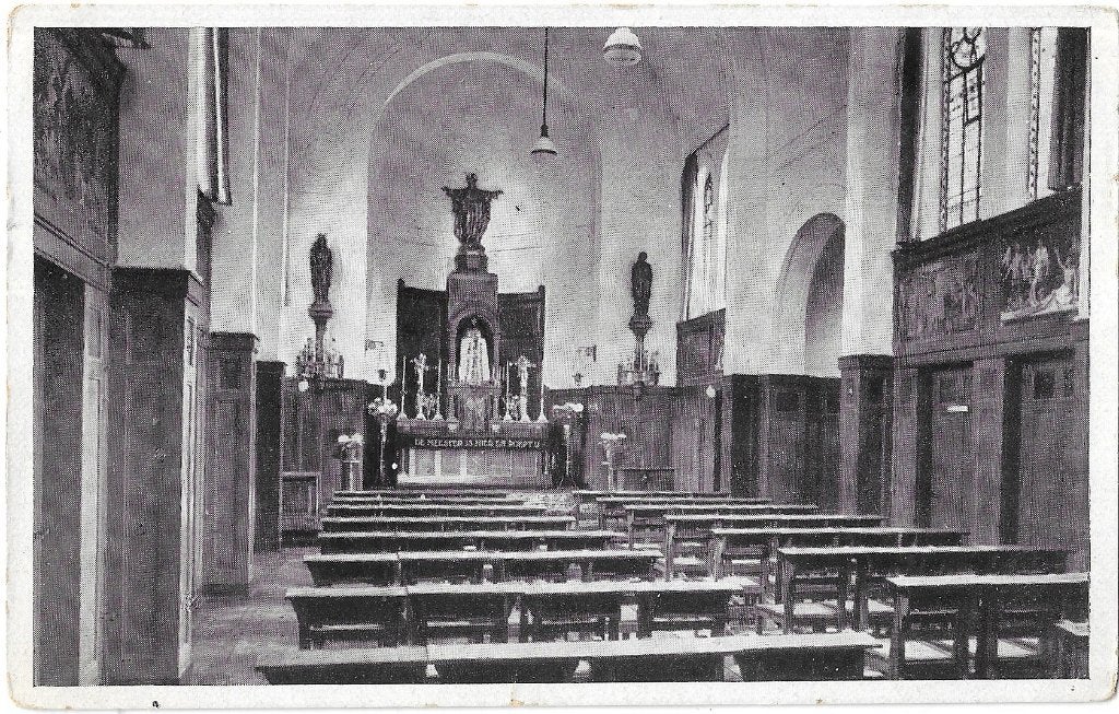 AK Venlo - Retraitenhuis "Manresa", Kapel  Gelopen in 1950, Verzenden, 1940 tot 1960, Gelopen, Limburg