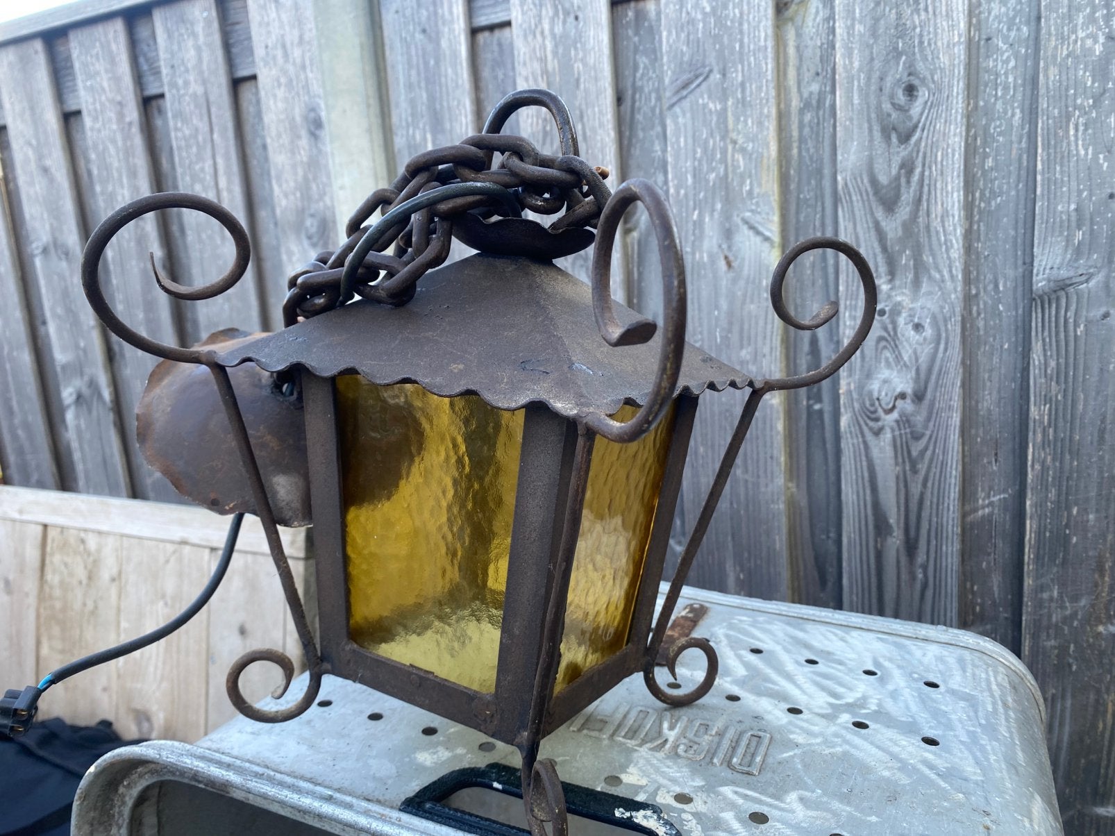 Buitenlamp, Tuin en Terras, Gebruikt, Overige typen, Ophalen of Verzenden, Netvoeding