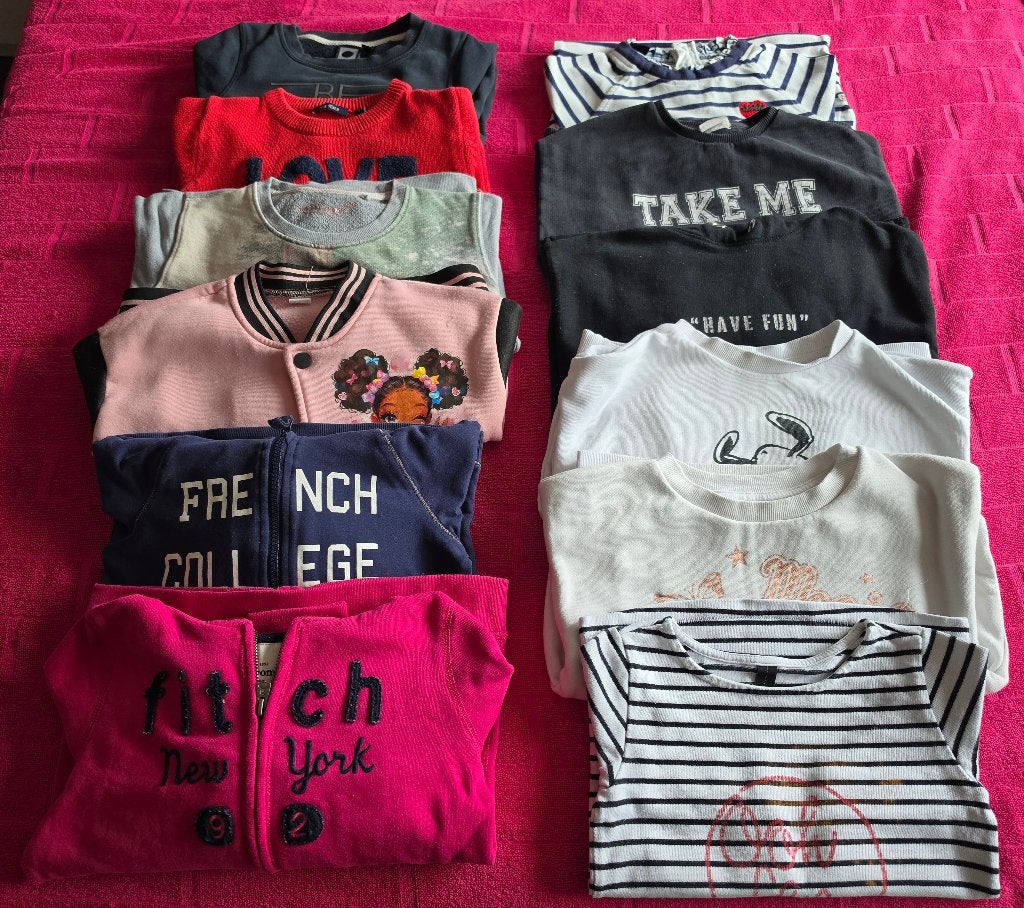 Meisjes kleding truien/vesten mt 122/128, Ophalen, Gebruikt, Meisje, Trui of Vest