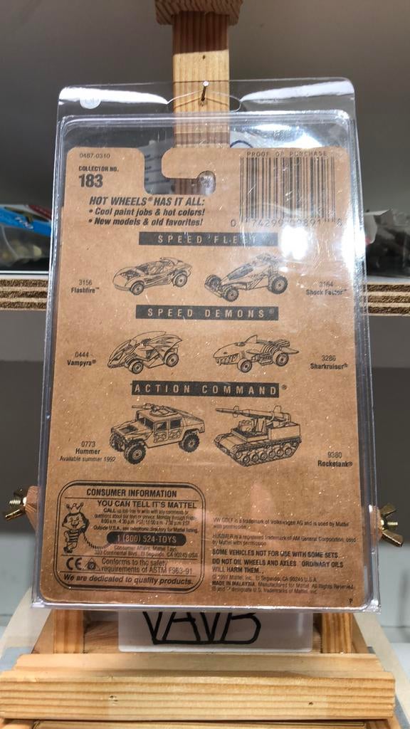 12 vw Volkswagen Golf mk2 Hot Wheels Hotwheels VAVB nieuw, Ophalen of Verzenden, Nieuw, Auto