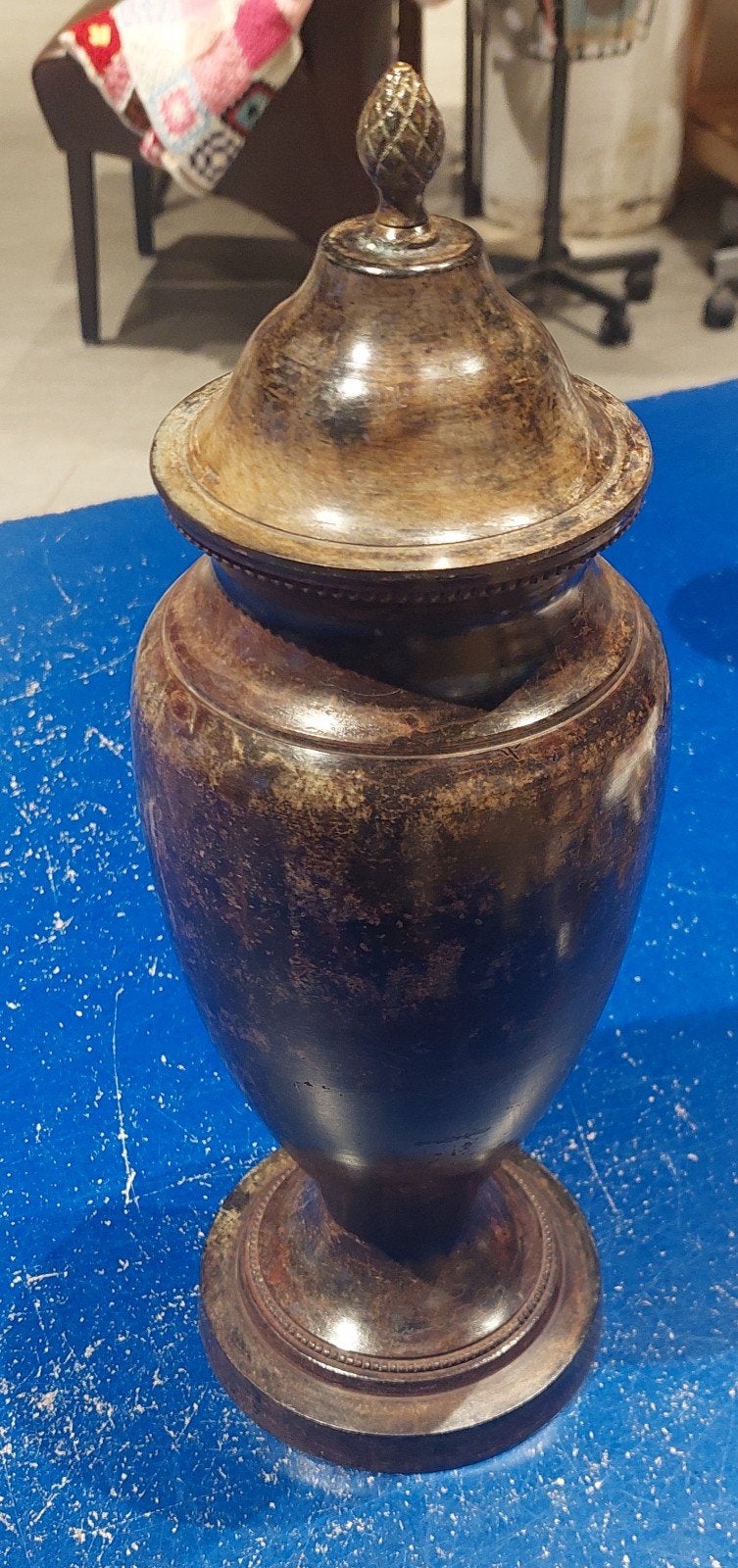 metalen urn, Ophalen of Verzenden