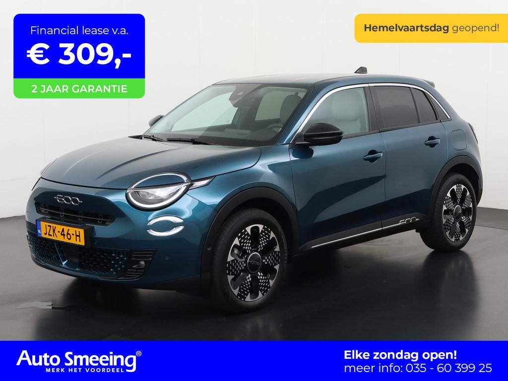 Fiat 600 1.2 Hybrid La Prima | Leder | Camera | Adaptive cru, Auto's, Fiat, 12 maanden, Gebruikt, Euro 6, 1199 cc