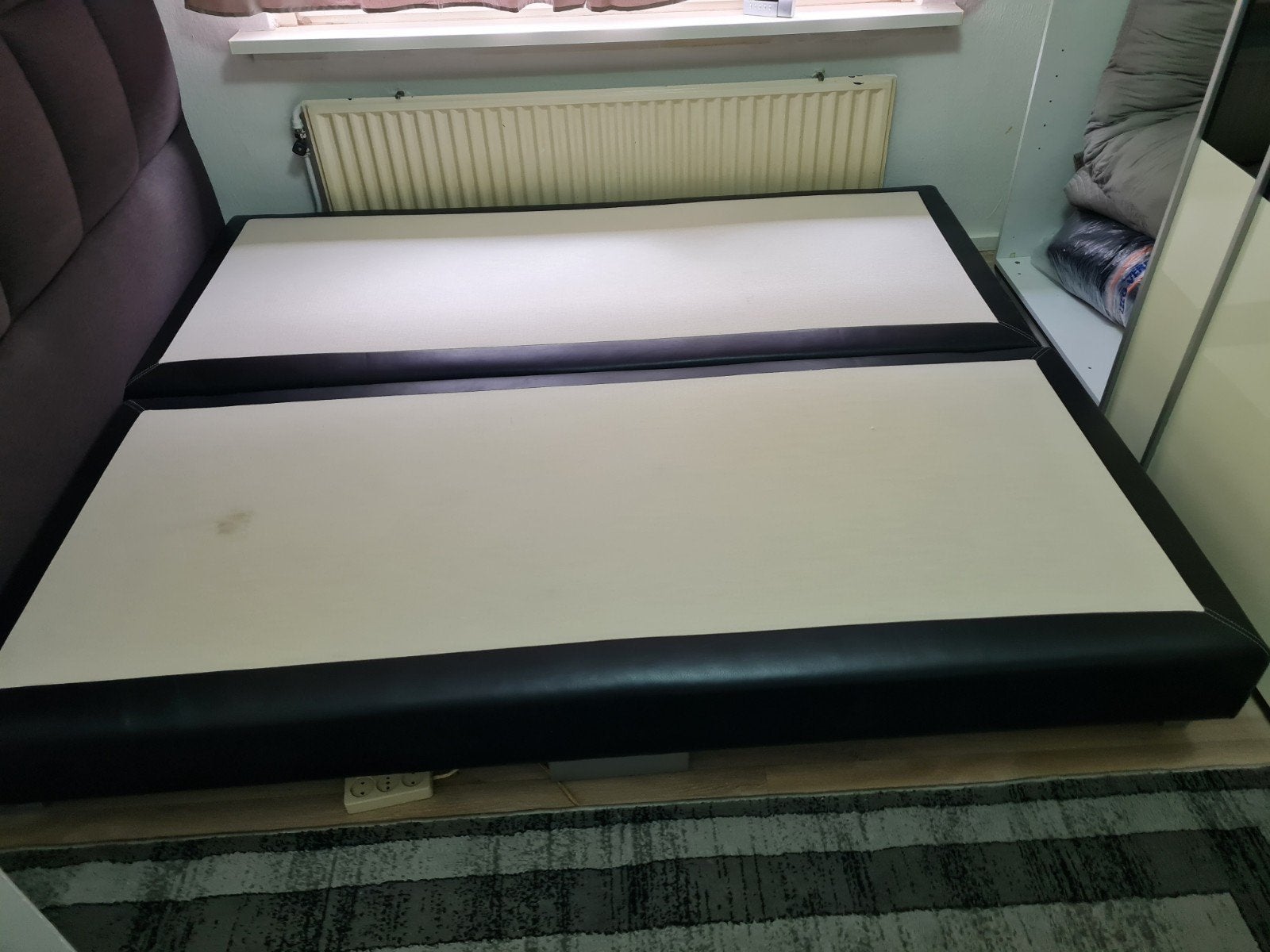 Boxspring 180x200, Ophalen, Zo goed als nieuw, Tweepersoons, 180 cm