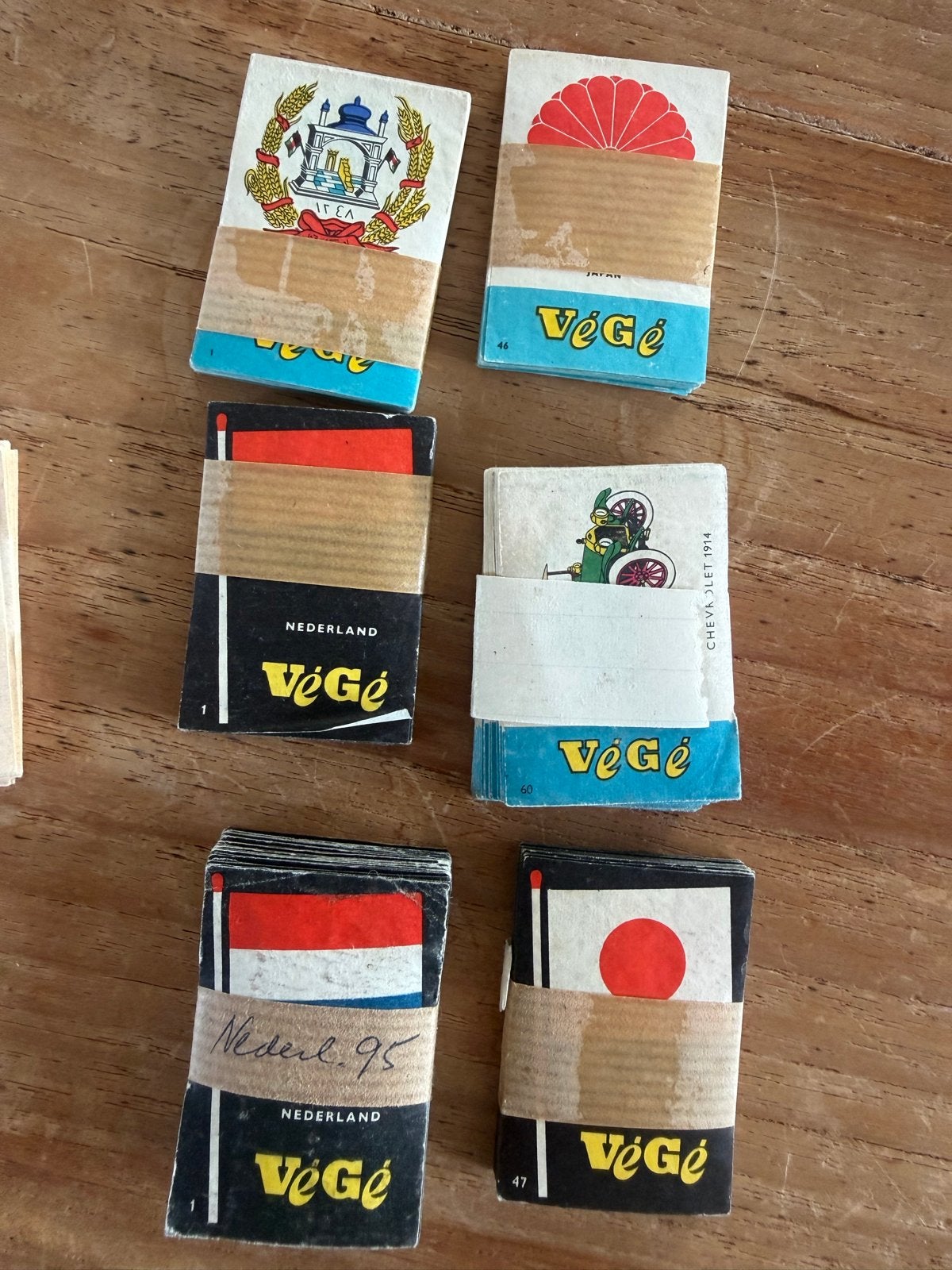 Végé Lucifer Etiketten Sets, Ophalen of Verzenden, Gebruikt, Luciferdoosjes of -merken