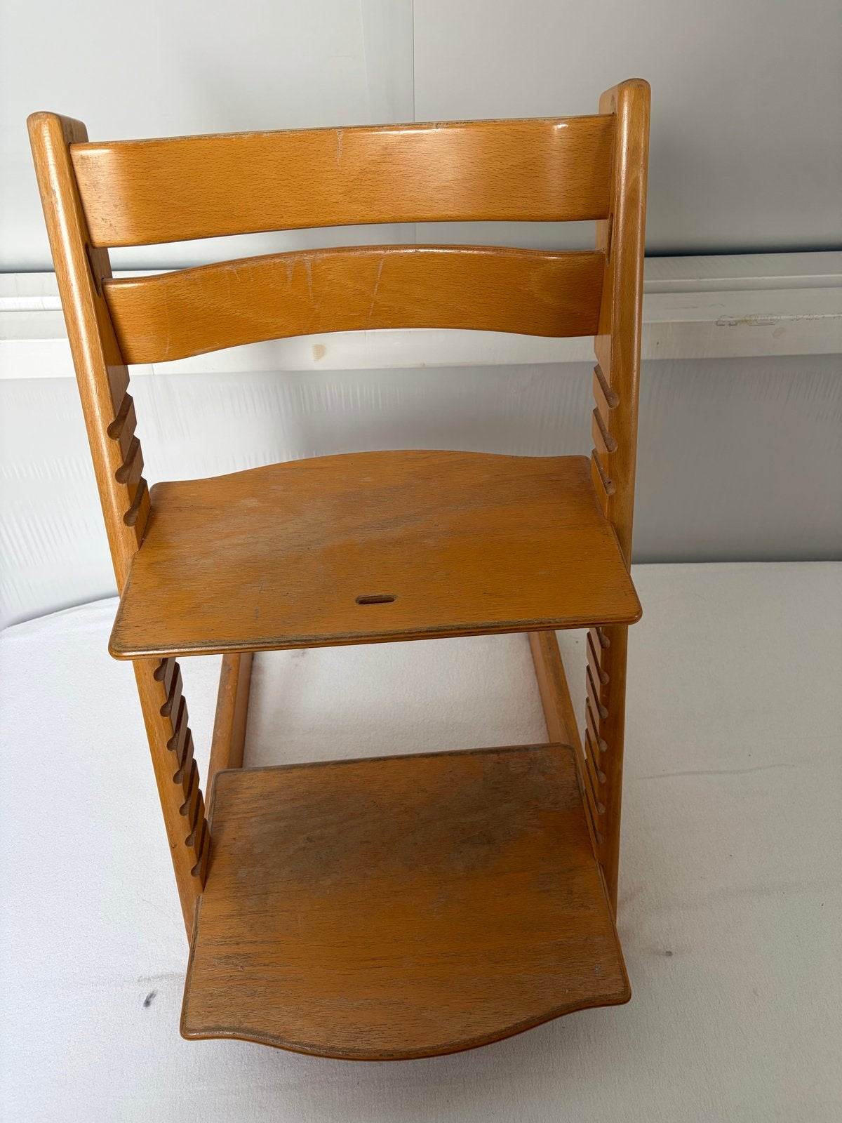 Houten Stokke trip trap meegroeistoel voor kinderen, Ophalen, Gebruikt, Meegroeistoel, Aanschuifbaar