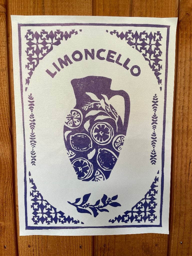 poster Limoncello zware kwaliteit (op canvas-achtig), Ophalen of Verzenden, Zo goed als nieuw, A1 t/m A3, Dier of Natuur