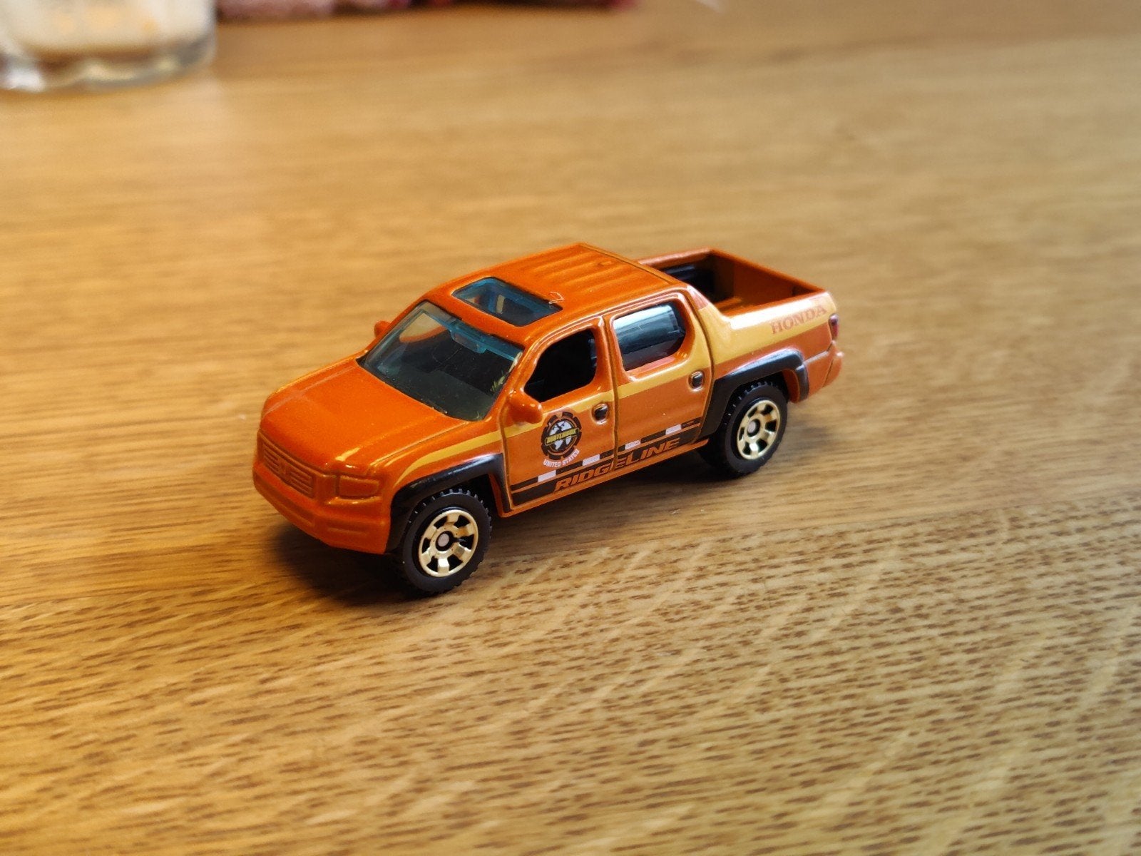 Matchbox Honda Ridgeline ORANJE, Ophalen of Verzenden, Zo goed als nieuw, Auto