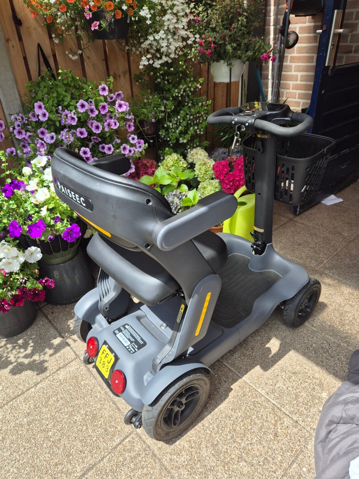 Zgan scootmobiel opvouwbaar, Diversen, Ophalen of Verzenden, Zo goed als nieuw, 46 km of meer, 16 km/u of meer
