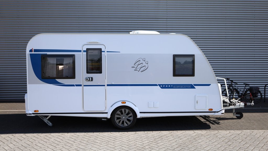 Knaus Sport Silver Selection 450 FU Mover ,Dakairco, Voorten, Caravans en Kamperen, Caravans, Rondzit, Bedrijf, Overige typen