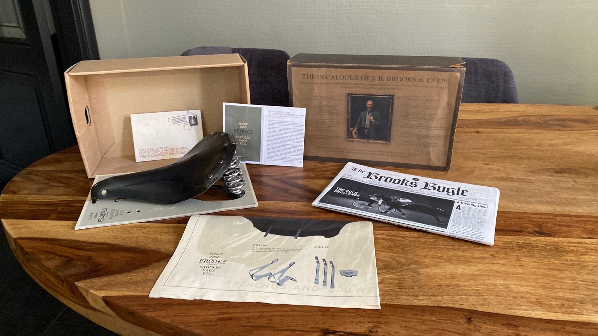 Gebruikt brooks-zadel collectors-item, Ophalen of Verzenden