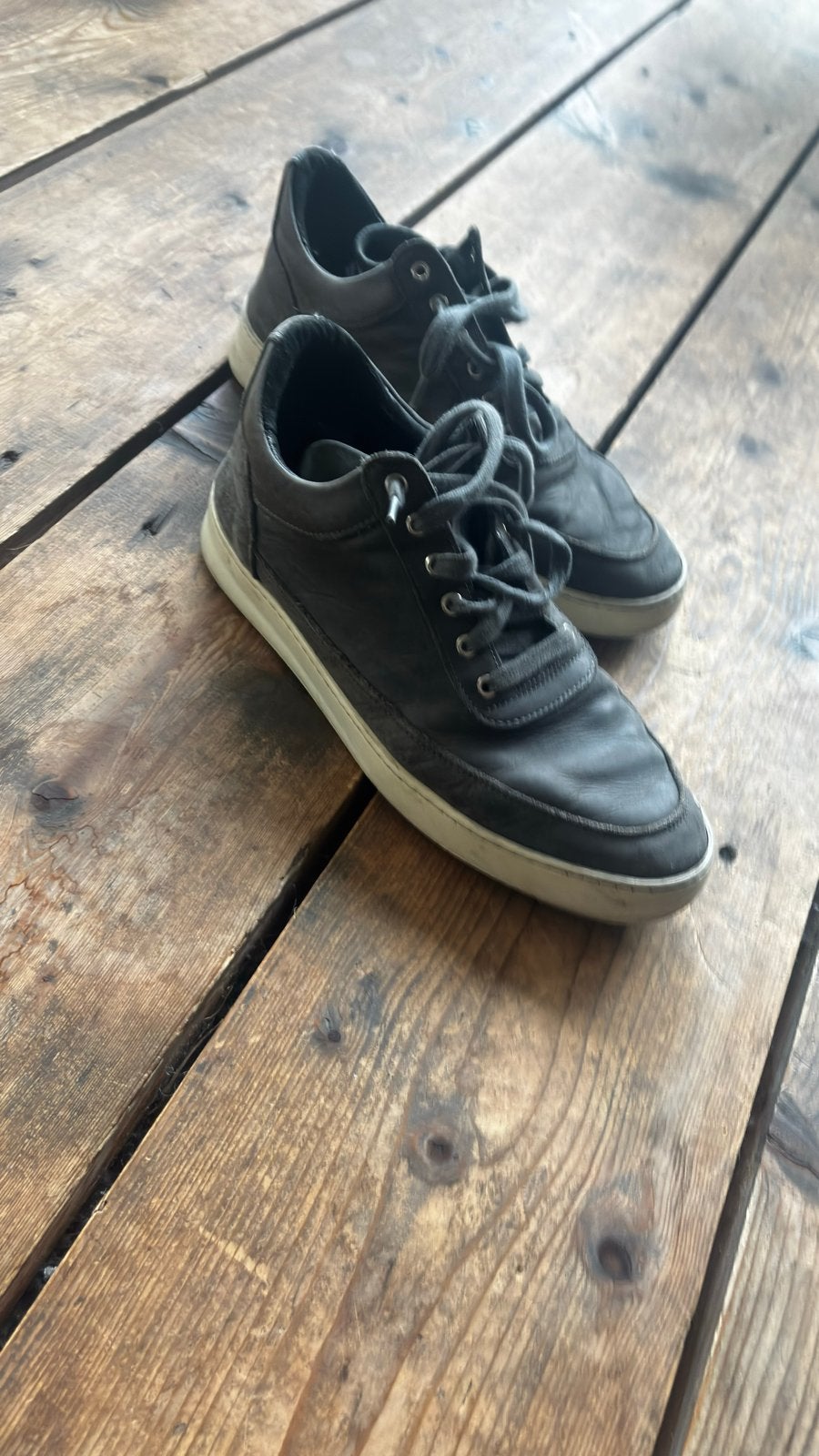 Filling Pieces Suede sneakers maat 42, Kleding | Heren, Schoenen, Ophalen of Verzenden, Gedragen, Zwart, Sneakers of Gympen