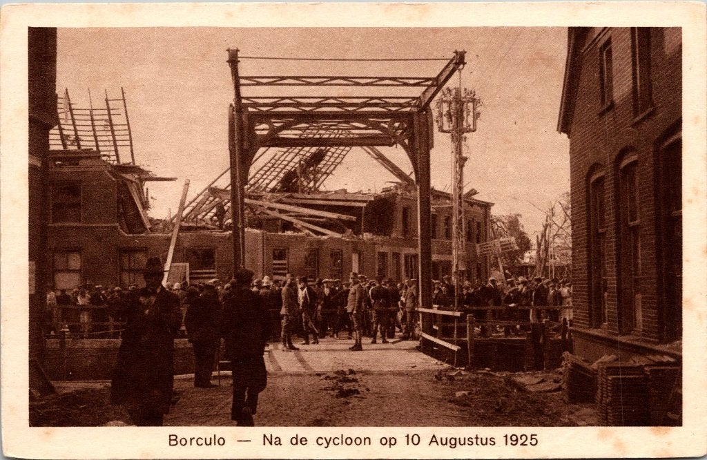Borculo - De stormramp van 1925 - 9 ansichtkaarten