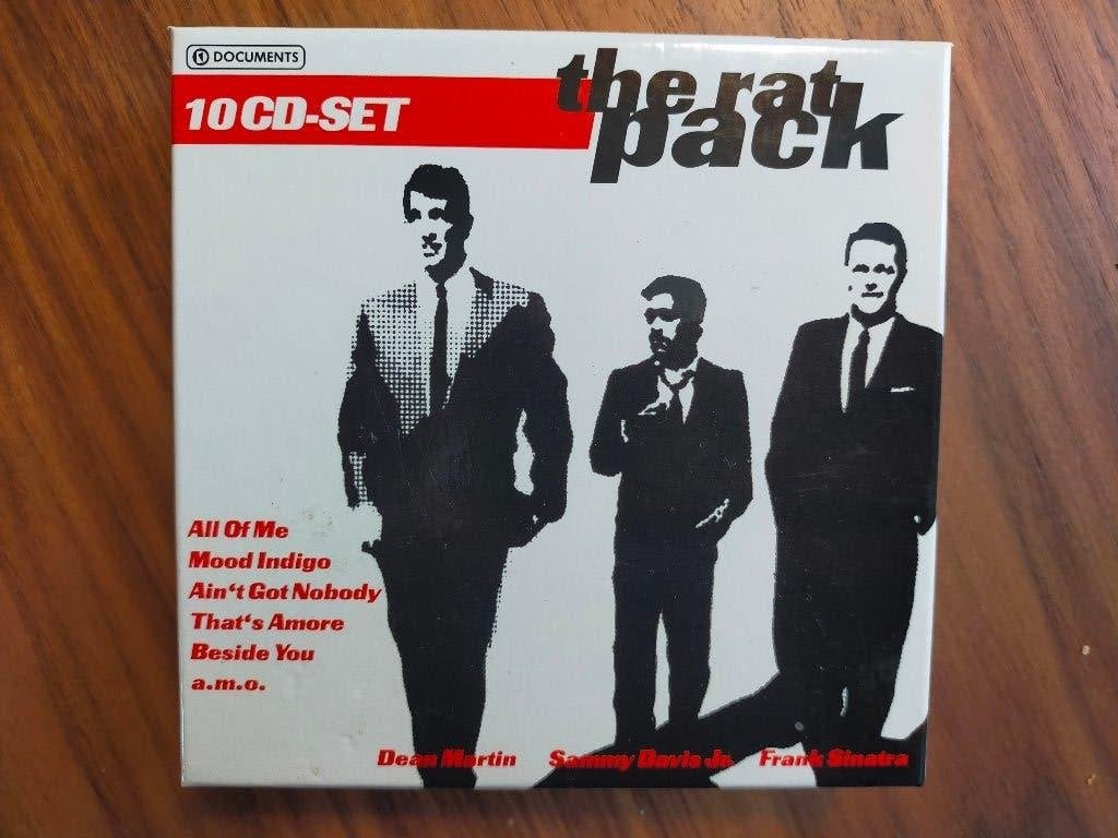 The Rat Pack - 10CDs - Dean Martin/Frank Sinatra/Sammy Davis, Ophalen of Verzenden, Zo goed als nieuw, Overige genres, Boxset