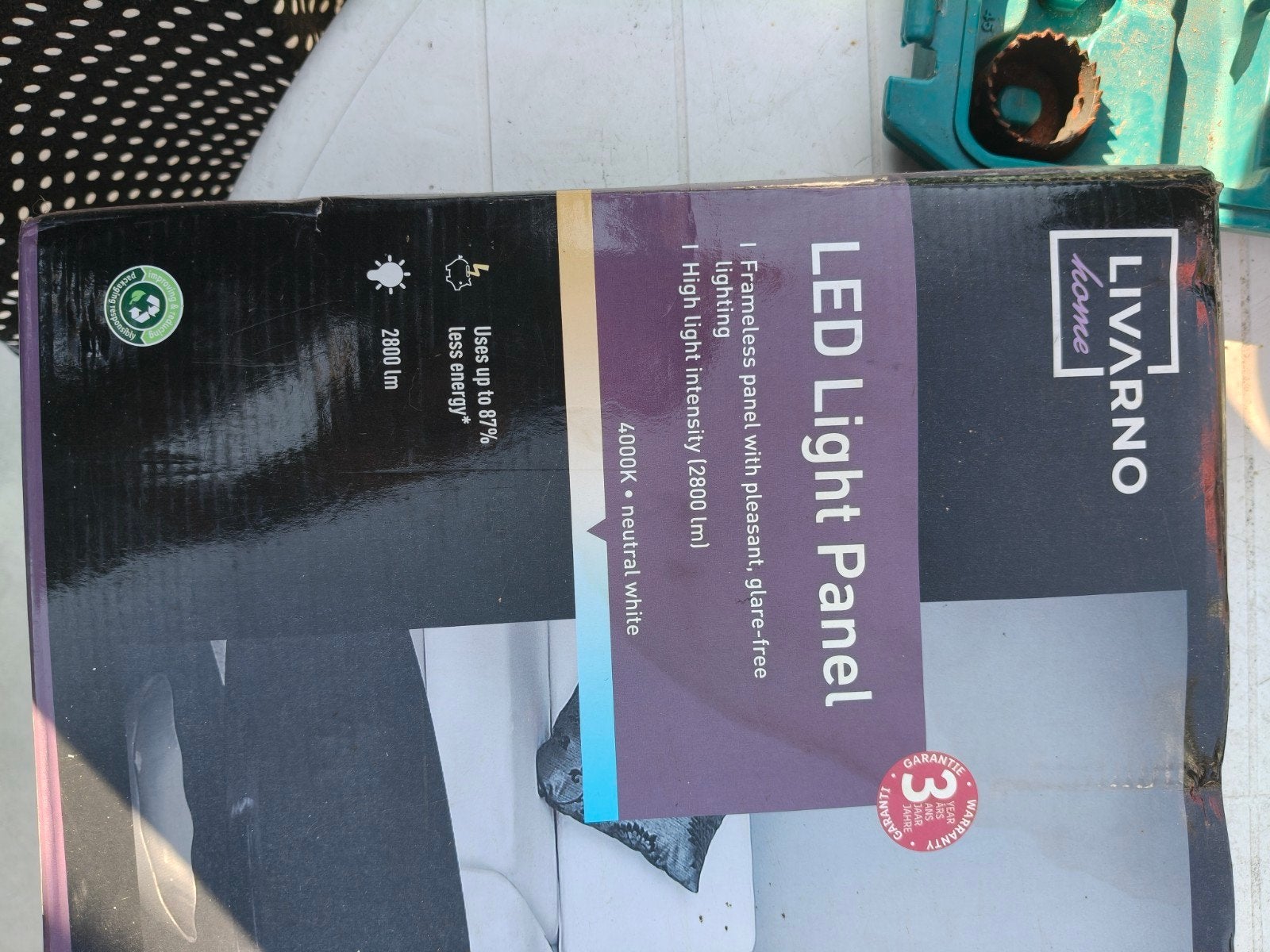 LIVARNO home LED Lichtpaneel - Nieuw in doos, Ophalen, Nieuw, Wit, Overige merken