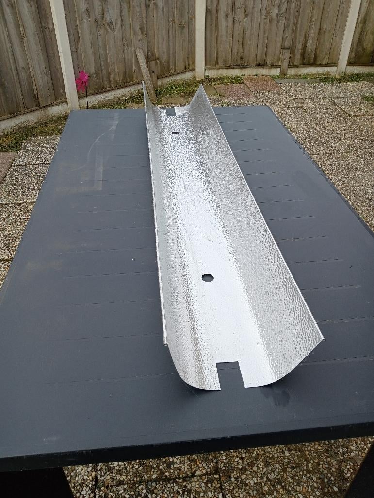 aluminium reflector kap, lichtarmatuur, Huis en Inrichting, Lampen | Lampenkappen, Ophalen, Gebruikt, Rond, 50 cm of meer