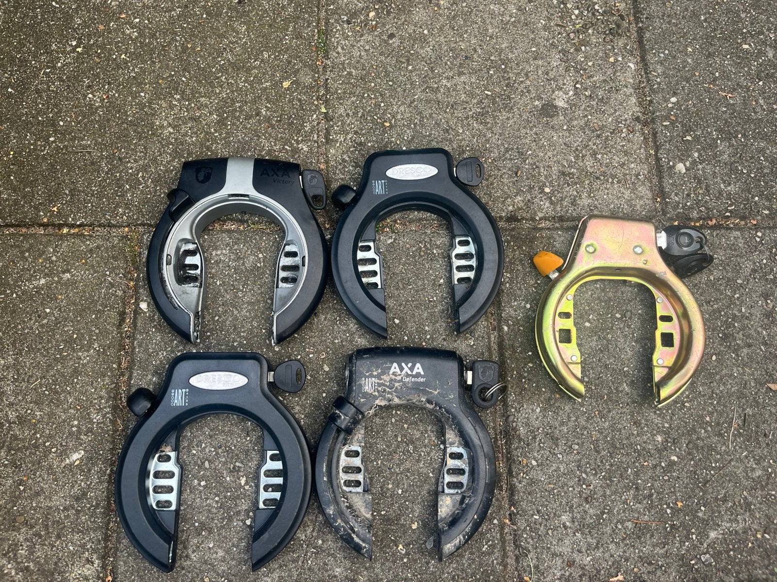 Grote partij fietsaccesoires/onderdelen, Ophalen, Gebruikt, Kettingslot