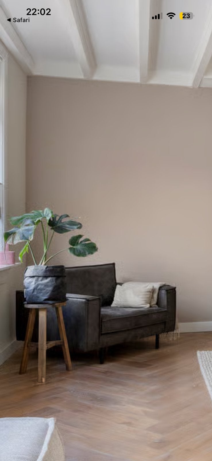 Antraciete loveseat Nous Living, Ophalen, Zo goed als nieuw, 75 tot 100 cm